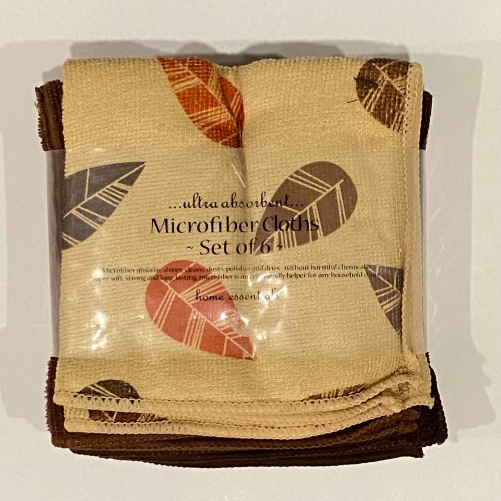 Microfiber Cloths
~Set of 6~